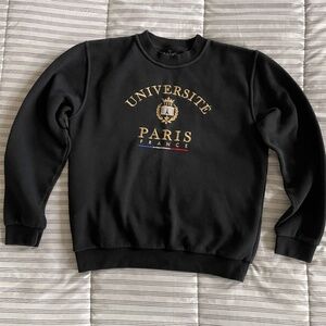 T-shirt Long Sleeves  size M  *UNIVERSITÉ DE PARIS*